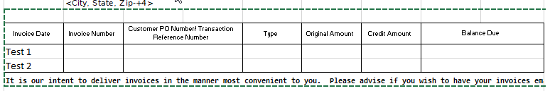 Template Rows